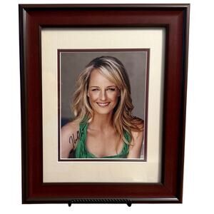 Helen Hunt Actor Autographed Framed Photo 14x17 COA Authentic As Good As It Gets